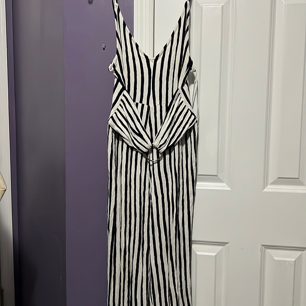 Stripped Jumpsuit